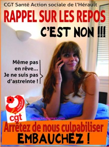 affiche rappel repos CHU 34